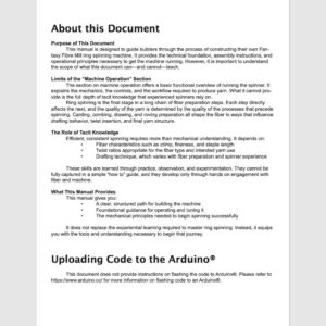 spinnng manual excerpt