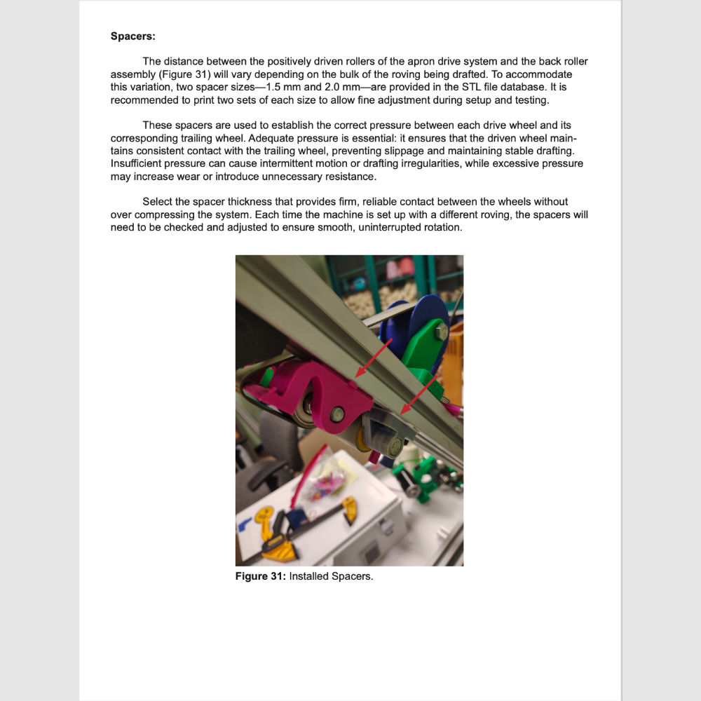 Spinning manual excerpt. Excerpt from the spinning manual.